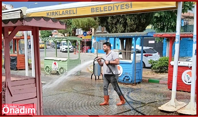 Kırklareli sokakları temizleniyor