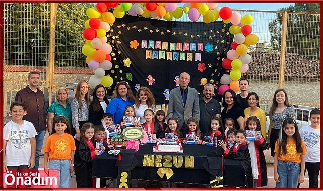 Minik öğrencilerden eğlenceli mezuniyet