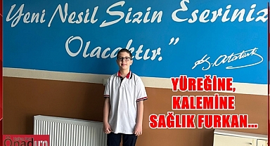 ‘Özel Akranlarına’ Yazdığı ‘Özel Dizeler’ Furkan’a Derece Getirdi