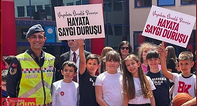 ‘Yayalara Öncelik Hayata Saygı Duruşu’