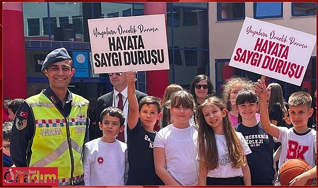 ‘Yayalara Öncelik Hayata Saygı Duruşu’