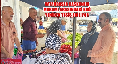 Başkan Martin Pazaryerinde Vatandaşlarla Bir Araya Geldi