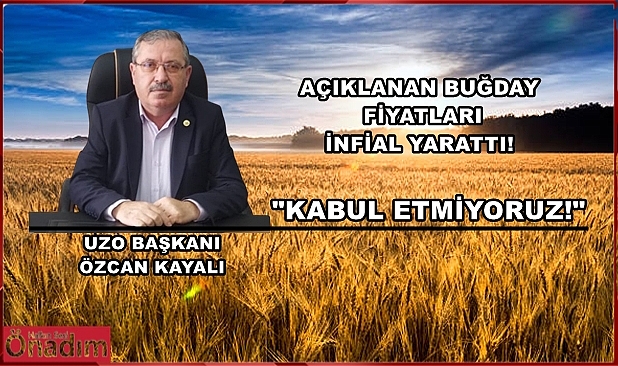 Buğday Fiyatına Tepkiler Çığ Gibi! Kayalı, “Kabul Etmiyoruz!”