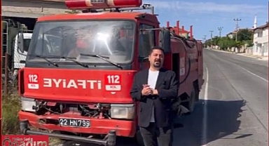 CHP’li Yazgan’dan Lalapaşa’da İktidara İtfaiye Aracı Tepkisi