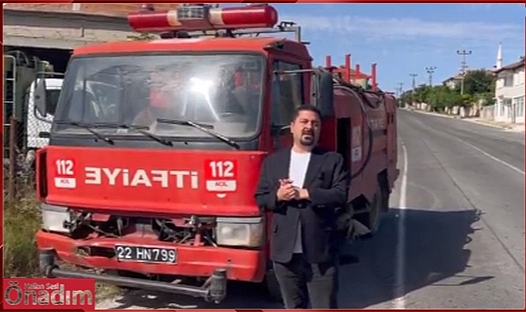 CHP’li Yazgan’dan Lalapaşa’da İktidara İtfaiye Aracı Tepkisi