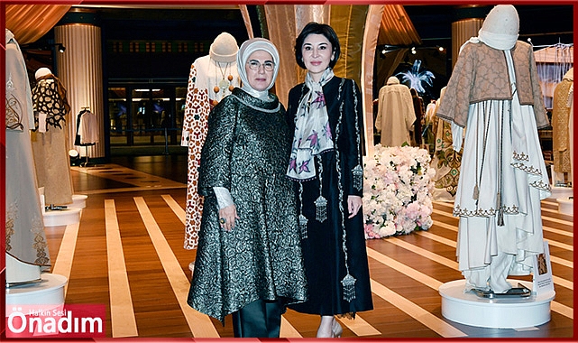 Emine Erdoğan, Özbekistan Cumhurbaşkanı Şevket Mirziyoyev'in eşi Ziroat Mirziyoyeva ile bir araya geldi
