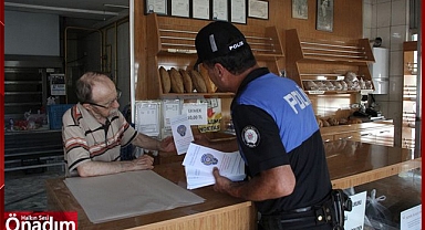 Emniyet Ekipleri Uyarı Broşürü Dağıttı