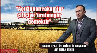 Hububat Alım Fiyatına Bir Tepki de Saadet Partisi’nden