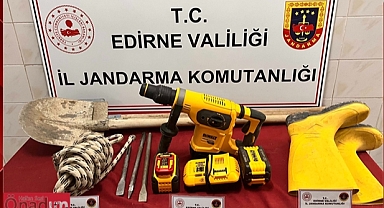 Kaçak Defineciye Kazı Anında Suçüstü