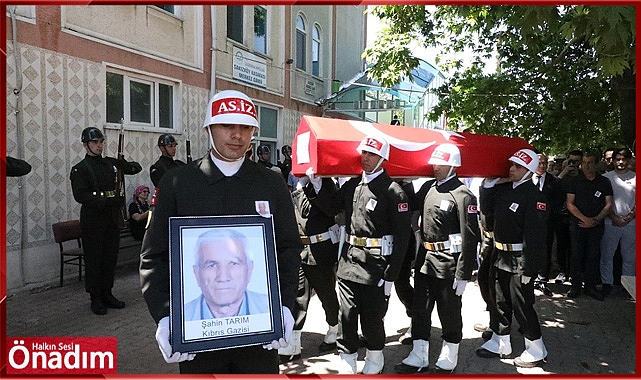 Kahraman Kıbrıs Gazimizi son yolculuğuna uğurlandı