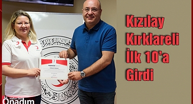 Kızılay Kırklareli İlk 10’a Girdi