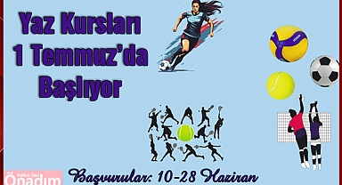 Yaz Kursları 1 Temmuz’da Başlıyor