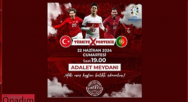 Türkiye- Portekiz Maçı İçin Dev Ekran Kurulacak
