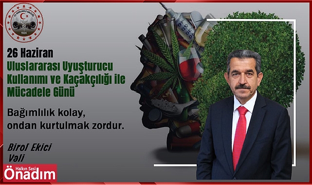 “Uyuşturucu kullanımı toplumsal sorun olarak karşımıza çıkmaktadır”