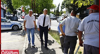 Yamaner sahada bilgi aldı