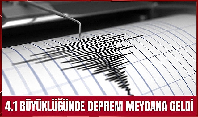 4.1 Şiddetinde Deprem Meydana Geldi