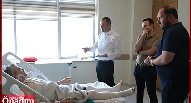 Başkan Bulut, Hastanede Yatan Personellerini Ziyaret Etti