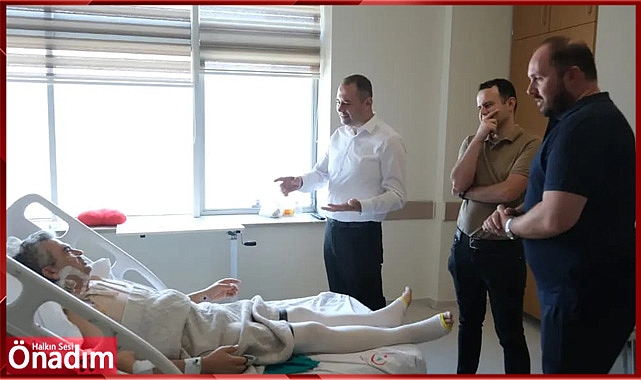 Başkan Bulut, Hastanede Yatan Personellerini Ziyaret Etti