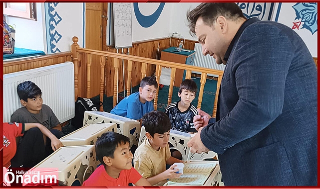 Başkan Gün Kur'an Kursunu Ziyaret Etti