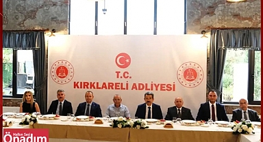 Bulut, veda yemeğine katıldı