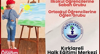Çocuklar için resim kursu başlıyor