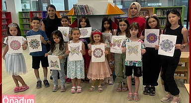Çocuklar, Mandala Etkinliğini Tamamladılar