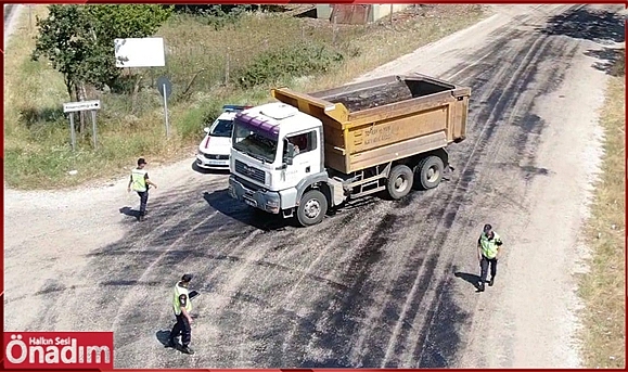 Edirne- Süloğlu Karayolunda Drone Destekli Denetim