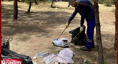 Kent Ormanında Temizlik Çalışmaları Devam Ediyor
