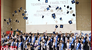 Öğrenciler Mezuniyet Sevincini Doyasıya Yaşadılar