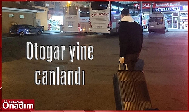 Otogar yine canlandı