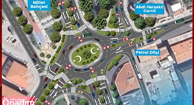 Öztürk Bulvarı Kavşağı’nda Çalışmalar Başladı