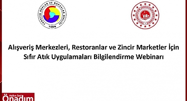Sıfır Atık Uygulamaları Bilgilendirme Webinarı Gerçekleşecek