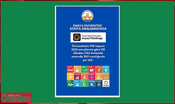 Trakya Üniversitesi Yeniden En İyiler Arasında