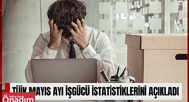 TÜİK Mayıs Ayı İşgücü İstatistiklerini açıkladı