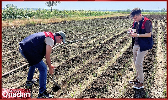 Vize İlçesinde Toprak Numuneleri Alındı