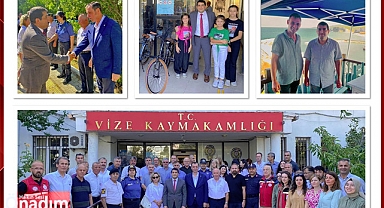 Vize Kaymakamı Yolcu Edildi