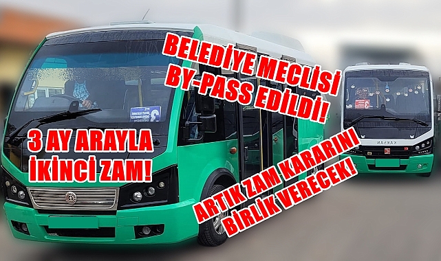 3 Ay İçinde Şehir İçi Ulaşıma Bir Zam Daha!