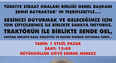 Hakkını Aramak İsteyen Çiftçi Haydi Büyükdöllük’e!