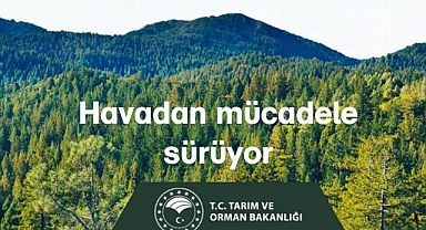 Havadan mücadele sürüyor