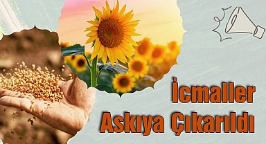 İcmaller Askıya Çıkarıldı