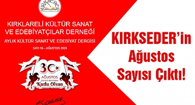 KIRKSEDER'in Ağustos Sayısı Çıktı
