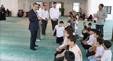 Kur’an Kurslarını Tamamlayan Çocuklara Vali Ekici’den Tebrik