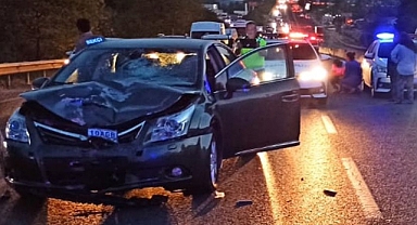 Otomobille Motosikletin Çarpıştığı Kazada 1 Kişi Hayatını Kaybetti