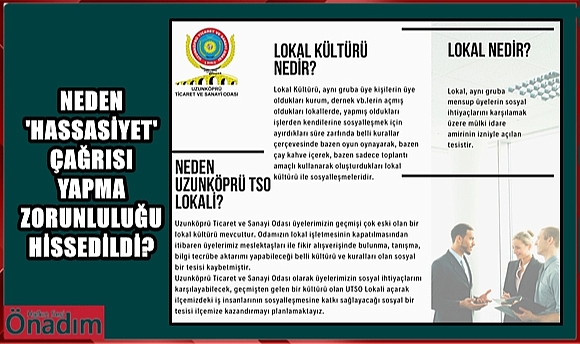 UTSO Lokal İçin Meclis Üyelerinden 'Hassasiyet' Bekliyor
