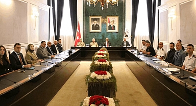 Vali Ekici Başkanlığında Toplantı Gerçekleşti