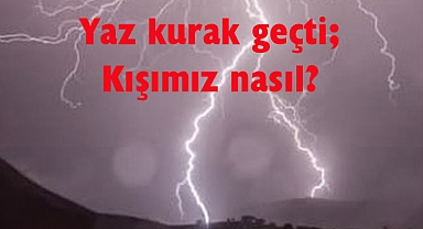 Yaz kurak geçti; Kışımız nasıl?