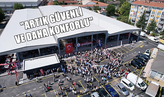 Yenilenmiş Yüzüyle Cumartesi Pazarı Edirnelilerin Hizmetinde