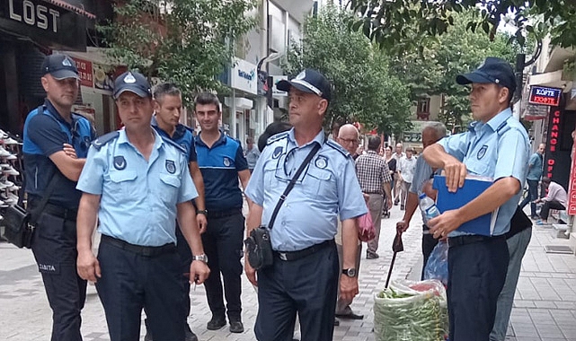 Zabıtadan Kaldırım Kontrolü