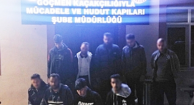 9 Göçmen 1 Organizatör yakalandı