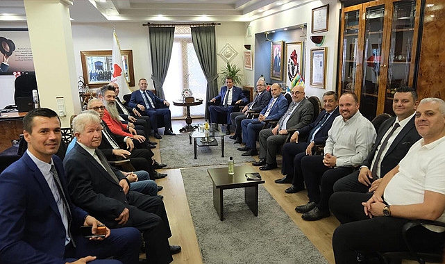 Başkan Bulut Ziyaretçilerini Ağırladı
